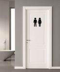 WC ajtó matrica 11