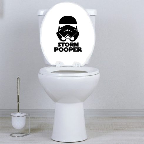 WC ülőke-Star Wars matrica 
